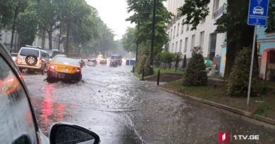 Дождь, град и радуга - на Тбилиси обрушилась непогода - Netgazeti