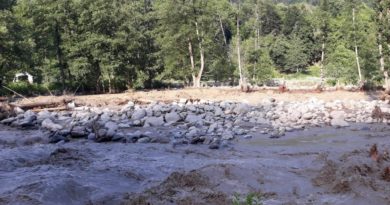 Вышедшая из берегов река Ненскра повредила дороги в Сванетии - Netgazeti