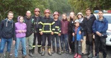 В горном регионе Рача спасатели вывезли из района оползня семерых граждан Норвегии  