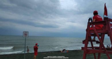 На черноморском побережье Грузии 4-балльный шторм – купаться запрещено - Netgazeti