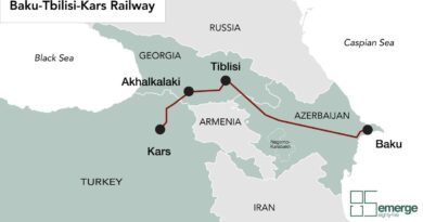 По ЖД Баку-Тбилиси-Карс впервые проехал экспортный поезд, направляющийся в Китай