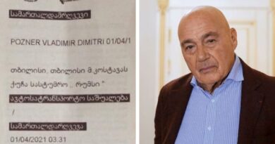 МВД Грузии опубликовало доказательства выписки штрафа Познеру