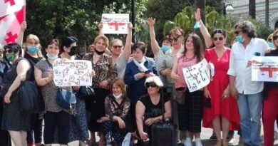 Грузинские эмигранты в Италии провели акцию против строительства Намахвани ГЭС