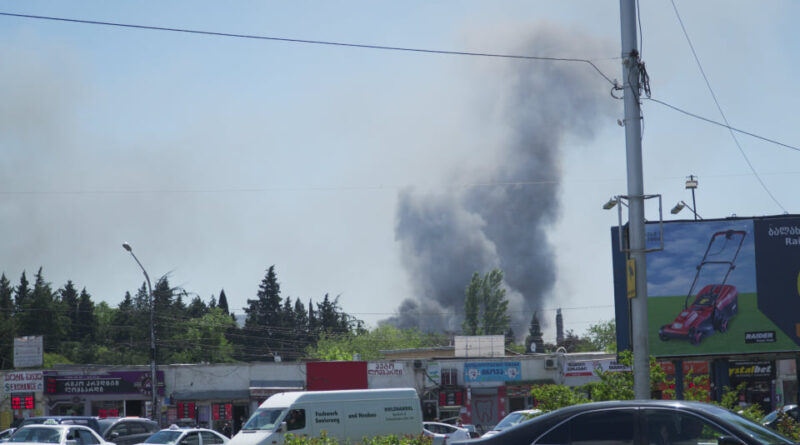 Пожар на улице Эристави в Тбилиси ликвидирован