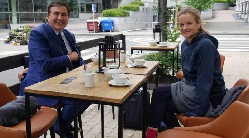Виола фон Крамон и Михеил Саакашвили встретились в Брюсселе