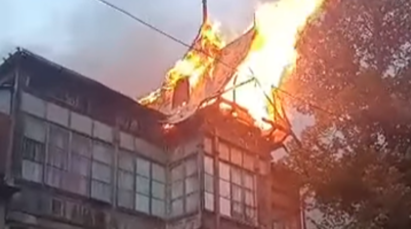 В Абастумани сгорел жилой дом