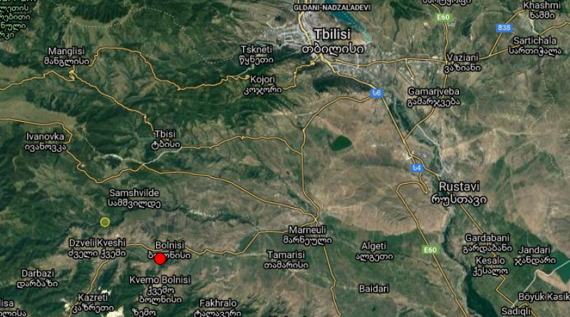 В 24 километрах от Тбилиси произошло землетрясение