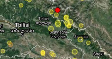 У грузинско-российской границы произошло землетрясение