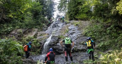 12 каскадов водопада в аджарской деревушке — каньон Учхо