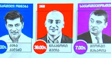 Первые результаты exit poll выборов в Грузии 2021