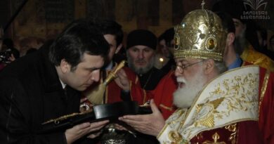 Саакашвили: «Остаюсь духовным сыном Святейшего»