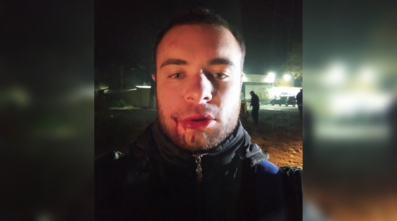 Активиста оппозиции избили после акции в поддержку Саакашвили