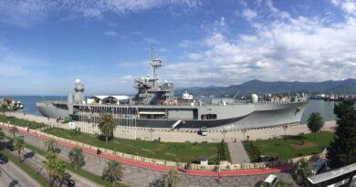 Флагман 6-го флота ВМС США USS Mount Whitney и эсминец USS Porter прибыли в порт Батуми