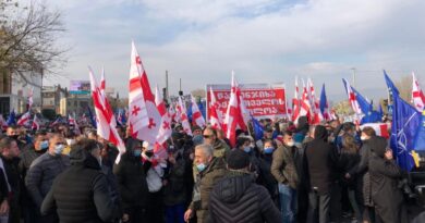 В Тбилиси проходит очередное протестное шествие «Нацдвижения»