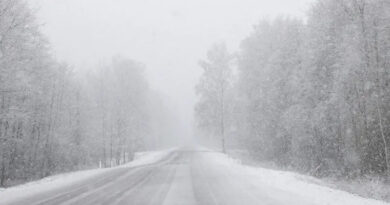 Движение по дорогам Грузии ограничено из-за снега