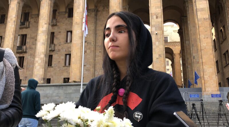 Грузинская девушка, лишившаяся глаза на митинге подала в суд на МВД Грузии