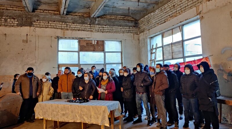 Беженцы проживающие в здании бывшего санатория намерены начать голодовку