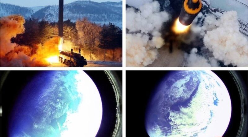 Северная Корея провела испытания баллистической ракеты