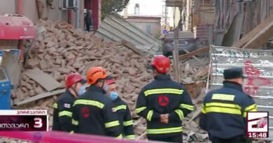 В Тбилиси обрушился аварийный дом