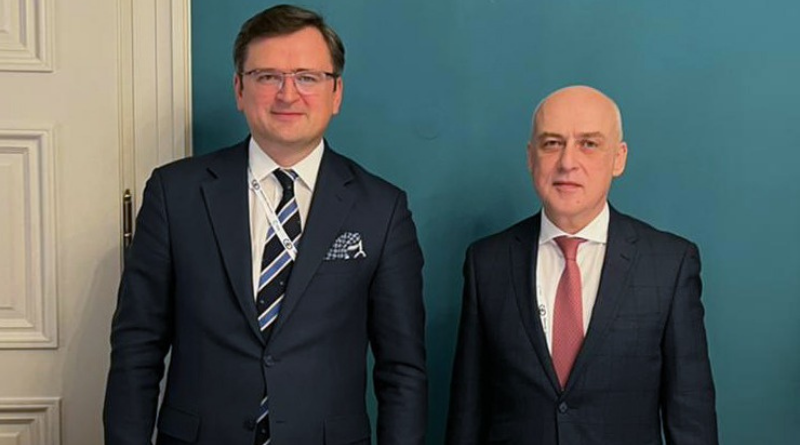 Глава МИД Грузии встретился с его украинским коллегой Дмитро Кулебой