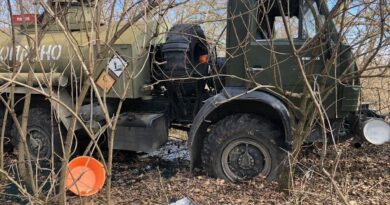 На Черниговщине российский бензовоз попал в ловушку местных жителей