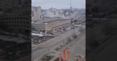 Перед самым началом переговоров Россия обстреляла центр Харькова из РЗСО Смерча с кассетными боеприпасами