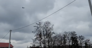 Появилось видео воздушного боя под Киевом
