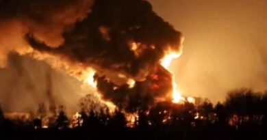 Убытки от пожара на нефтебазе возле Василькова составили 810 миллиардов гривен - Минэкологии