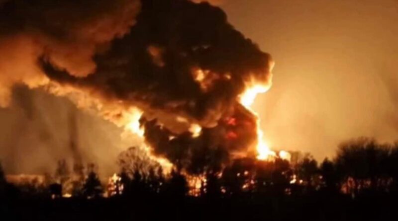 Убытки от пожара на нефтебазе возле Василькова составили 810 миллиардов гривен - Минэкологии