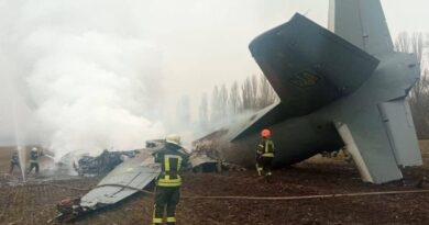 Военный самолет ВСУ разбился в Киевской области