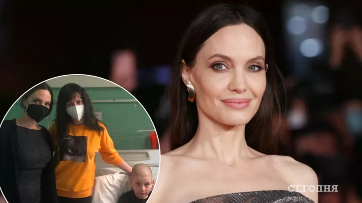 Анджелина Джоли навестила онкобольного мальчика из Черновцов