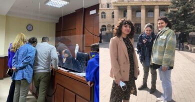 В Грузии оштрафовали участников акции в поддержку Украины