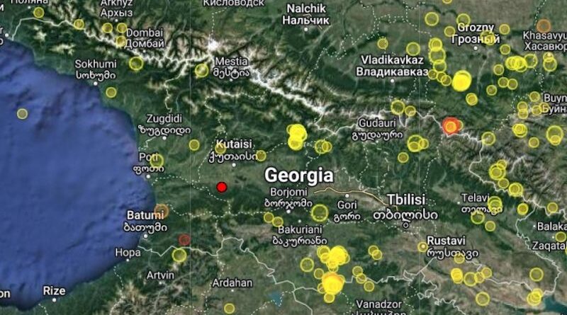 В Грузии произошло землетрясение