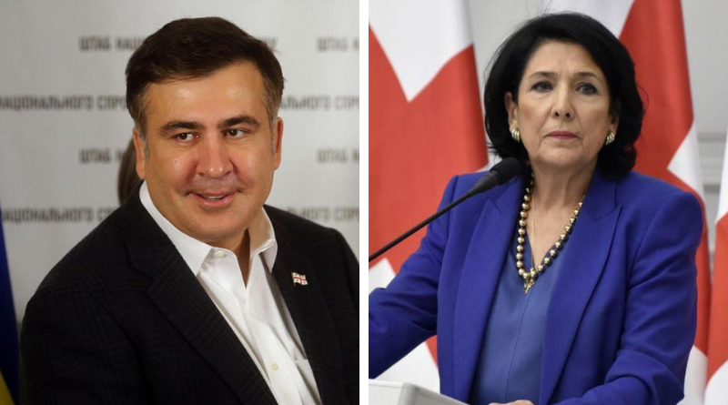 Саакашвили призывает президента Грузии поехать в Киев