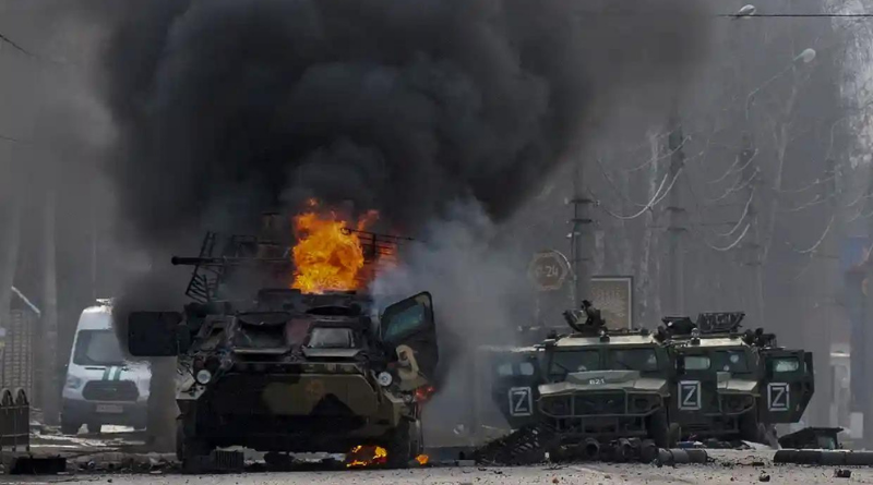 Украина сообщает о уничтожении российской колонны в 200 единиц