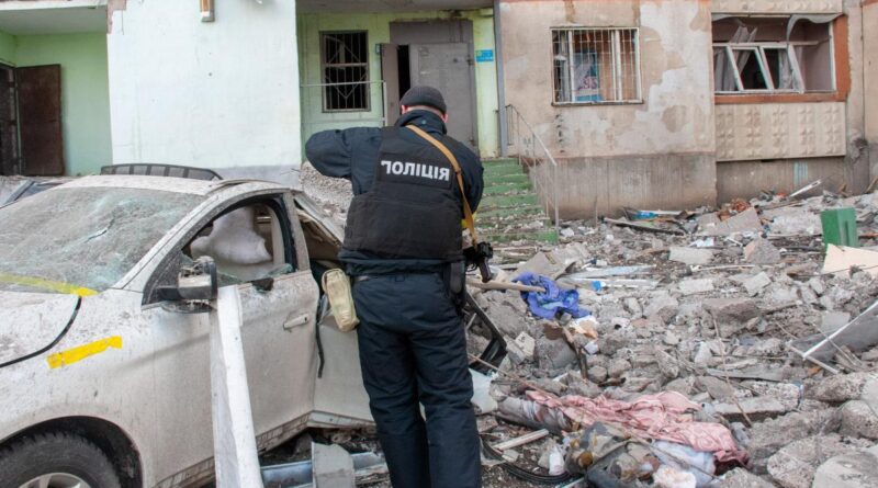Показаны последствия ночных ракетных обстрелов Харькова оккупантами
