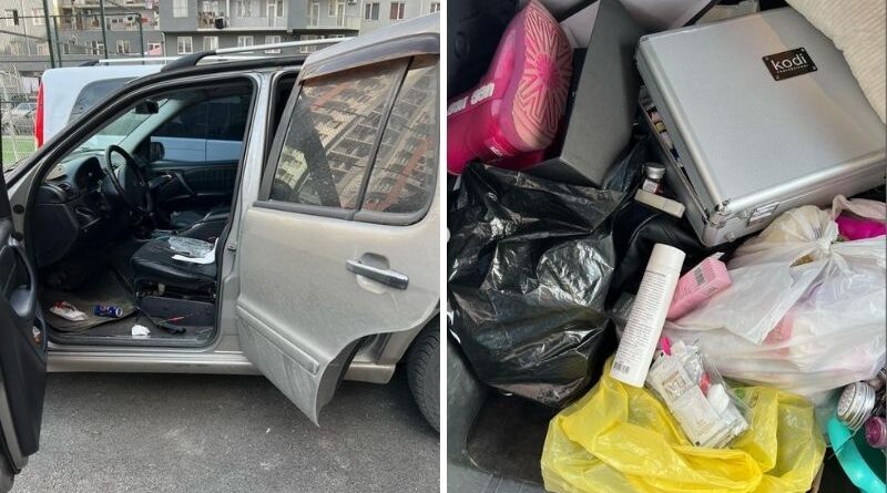 В Тбилиси обокрали автомобиль беженки из Украины