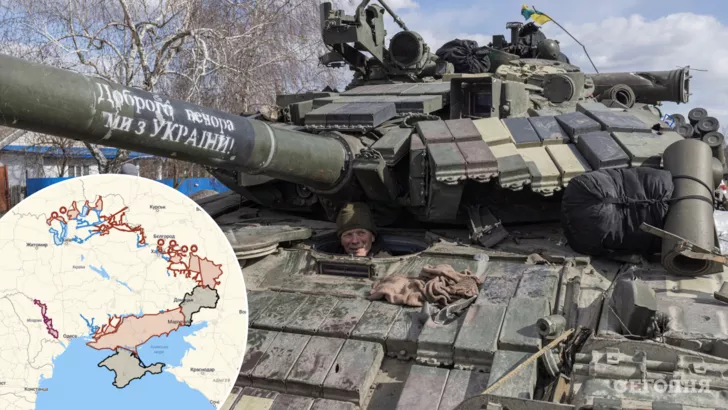 В Украине запустили онлайн-карту военных действий