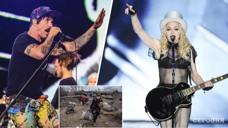 От Мадонны до Red Hot Chili Peppers: звезды со всего мира споют в поддержку Украины