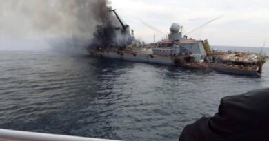 Последние фото и видео кадры тонущего крейсера Москва