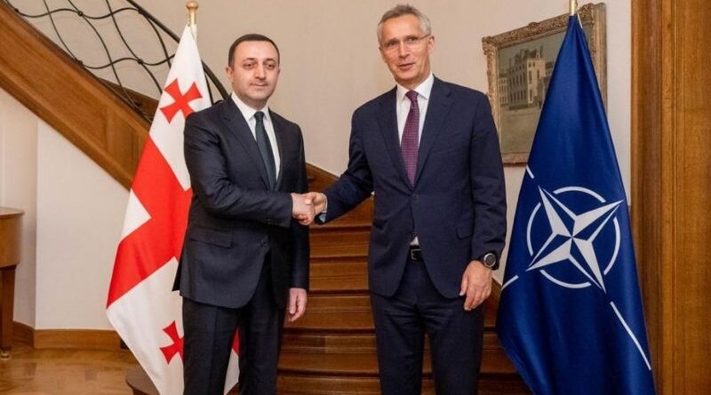 Состоялась встреча премьера Грузии и Генсека НАТО
