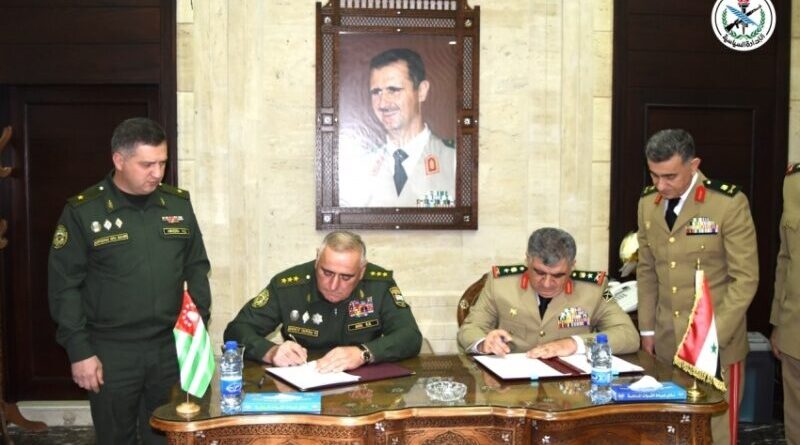 Сухуми заключил военное соглашение с властями Сирии
