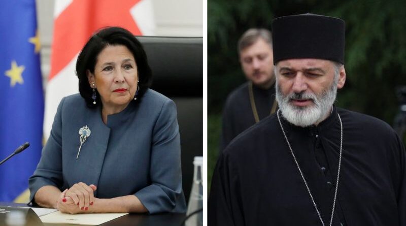 Президент Грузии подвергла критике пресс-секретаря Патриархии ГПЦ