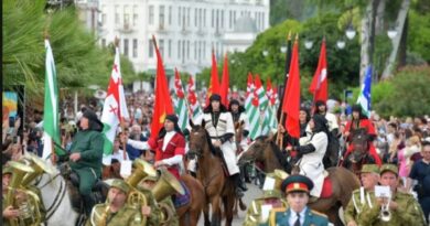 Развивался ли на празднике в Сухуми флаг Грузии?