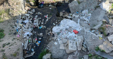 Бешуми и Зеленое озеро — места отдыха в мусоре