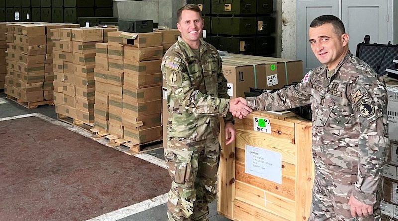 США передали Грузии военное оборудование на сумму 11,5 млн долларов