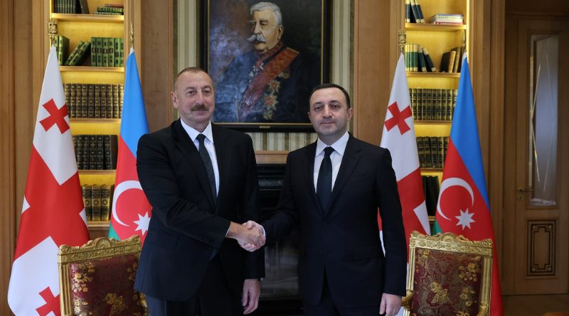 Алиев и Гарибашвили обсудили увеличение экспорта газа через территорию Грузии