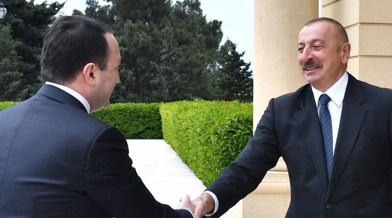 Президент Азербайджана Ильхам Алиев находится с визитом в Грузии