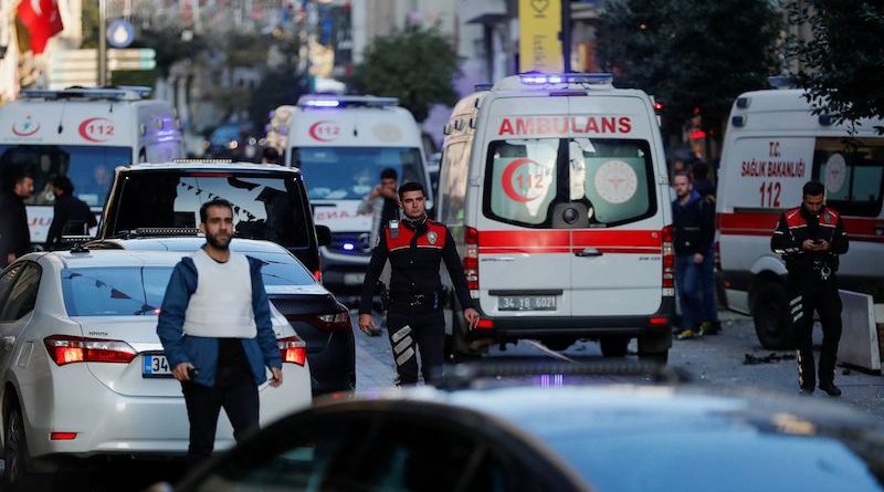 Взрыв в центре Стамбула: подтверждена гибель 4 человек, 38 человек получили ранения