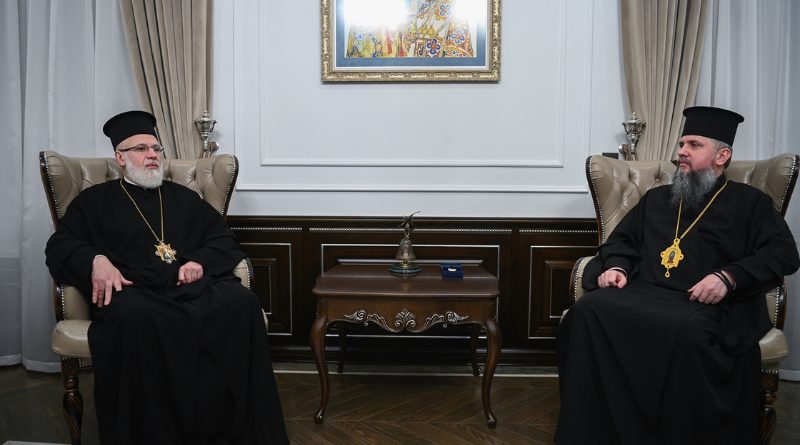 Архиепископ Зенон встретился в Киеве с Епифанием Первым
